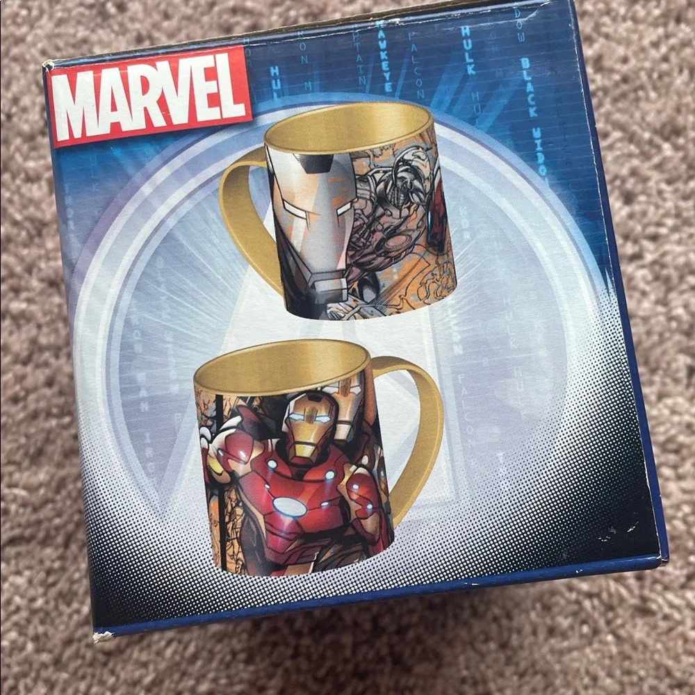 Marvel, Iron Man, Red and Gold Action Figure, Coffee mug